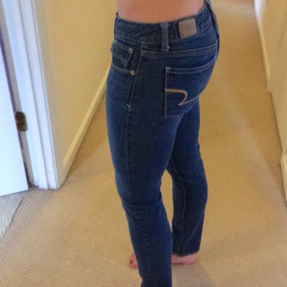 AE “Artist” style skinny jeans in medium dark wash